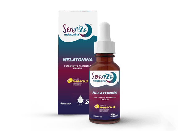 Serenizz Melatonina Herbamed Sabor Maracujá Gotas Frasco 20ml